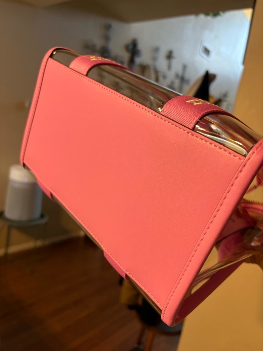 Kate Spade Kip Clear Small Tote in Pink - Picture 2 of 7